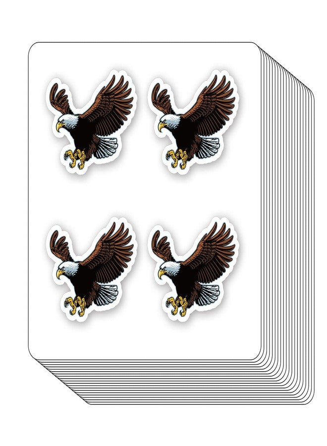 GUVSPTI Bald Eagle Stickers 1in for Scrapbooking, Arts, Craft, Kids DIY, Calendars Journals 80-Pack - Image 1